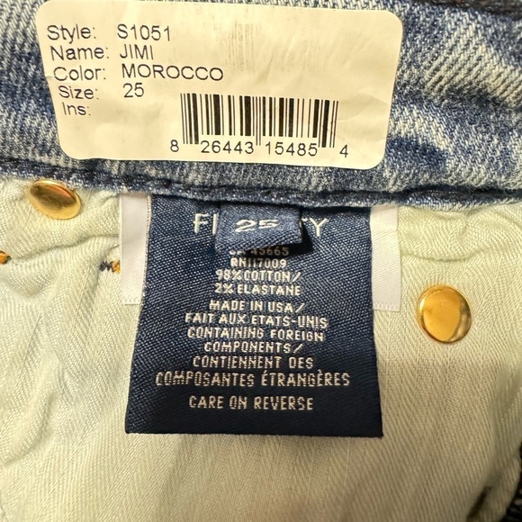 Fidelity Denim Jimi Relax Crop size 25 X 25 - Picture 11 of 12